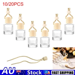 10/20PCS Car Hanging Diffuser Air Freshener Perfume Empty Bottle Container AU - Picture 1 of 8