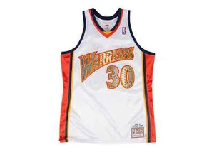 Mitchell & Ness White Stephen Curry 2009-10 Golden State Warriors Python Jersey - Bild 1 von 2