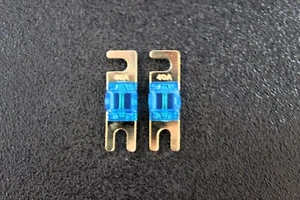 2 PK 60 AMP MINI ANL FUSIBLES NIQUELADOS EN LÍNEA AFC AFS HOJA AUTO COCHE MANL60 - Imagen 1 de 8