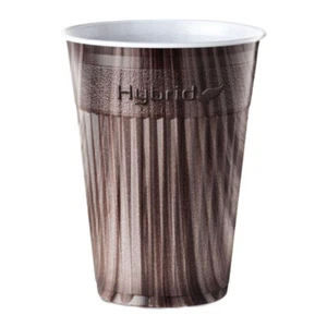 Hybrid-Thermo-Becher 180ml braun/weiß (100 Stk.) Automatenbecher - Bild 1 von 5