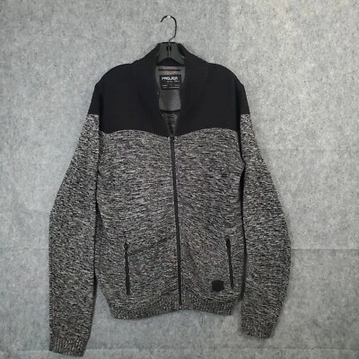 Projek Raw Full Zip Jacket Mens Size Medium Durable Take Me With You Gray Pocket - Image 1 of 4