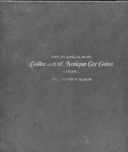 1968 FRANKLIN POSTFRISCH ALBUM ANTIKWAGEN SAMMLUNG SERIE 1 (W836) ALUMINIUM MARKEN - Bild 1 von 5