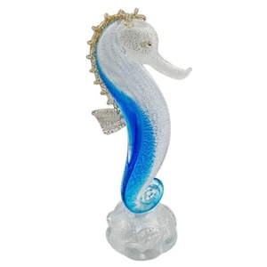 Escultura de caballito de mar de cristal de Murano rara - vidrio artístico Cose Belle Pesci - Imagen 1 de 12