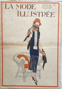 La Mode Illustrée Nr. 25 vom 22. Juni 1924 Tagebuch der Familie Couture Hut - Bild 1 von 5