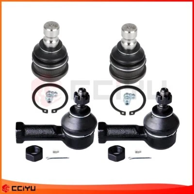 Set Of 4 For 2000-2005 Mitsubishi Eclipse Front Lower Tie Rod Ends Ball Joints Foto 1 de 4