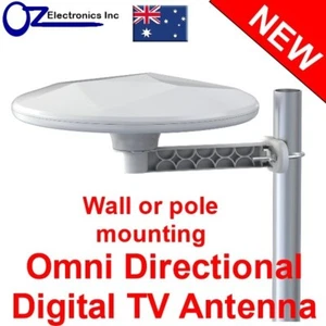 Powerful Omni Directional Wall and Balcony Mount Amplified TV Antenna Australia - Picture 1 of 15