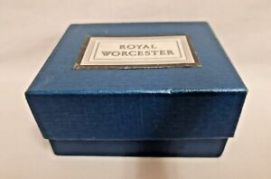 Vintage Royal Worcester Porcelain Set of 2 Egg Coddlers in Original Box