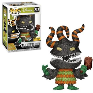 Funko Pop HARLEQUIN DEMON DIAMOND Hot Topic Exclusive NIGHTMARE BEFORE CHRISTMAS - Picture 1 of 8