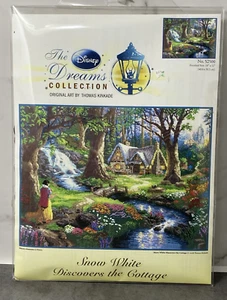 Disney Dreams Thomas Kinkade Cross Stitch Kit Snow White Cottage 52500 16x12 NEW - Picture 1 of 3