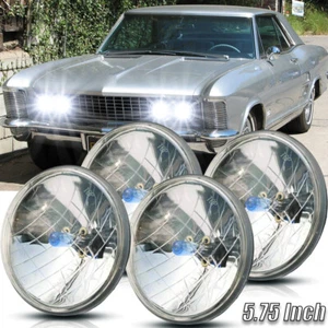4pcs 5-3/4" 5.75" Halogen Projector Headlight Hi/Lo For Buick Riviera 1963-1974 - Bild 1 von 10