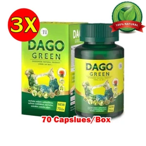 3X Dago Green Detox Natural Herbal Absorption Body Digestive Support Weight Slim - Picture 1 of 9
