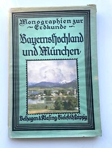 BAYERNS HOCHLAND UND MÜNCHEN, LAND UND LEUTE MONOGRAPHIEN ZUR ERDKUNDE 6, 1929 - Bild 1 von 5