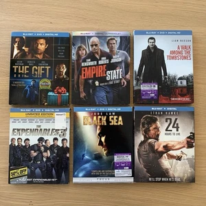 BLU RAY ACTION MOVIE LOT 6 films ~ Rock Liam Neeson Expendables - Bild 1 von 2