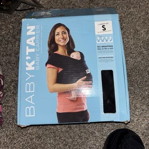 Portabebés Baby K'Tan Eslinga Negra Talla Pequeña Nueva-Caja Abierta - Imagen 1 de 4