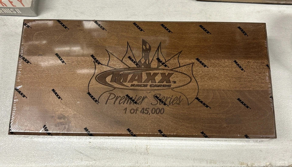 Sealed! 1995 Maxx Premier Series Race Cards /45,000 Limited Edition Wooden Box - Image 1 of 4