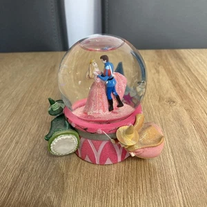Disney SNOW /water/hearts Globe Sleeping Beauty 3 good fairies ornament 9cm - Picture 1 of 9