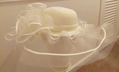 Sombrero Derby Formal Para Mujer - Iglesia, Fiesta del Té, Boda, Ocasión Especial Foto 1 de 3