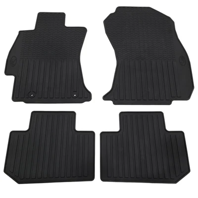 NEW 2014-2018 Subaru Forester All Weather Floor Mats Black Rubber OEM J501SSG200 - Image 1 of 3
