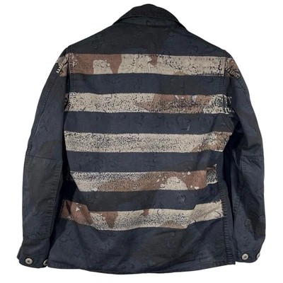 Chaqueta Militar BDU Gris Oscuro Camuflaje Para Hombres M Rayas Traseras Función Duradera Foto 1 de 4