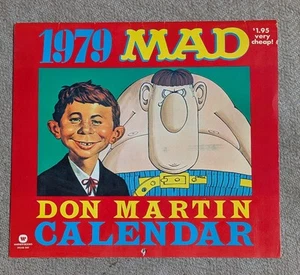 Vintage 1979 MAD Magazin Don Martin 12-Monatskalender Warner unbenutzt  - Bild 1 von 5