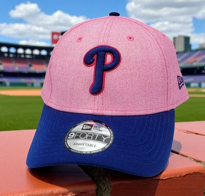 Philadelphia Phillies New Era 2018 Mother's Day 9FORTY Structured Hat Cap NEW  - Image 1 of 4