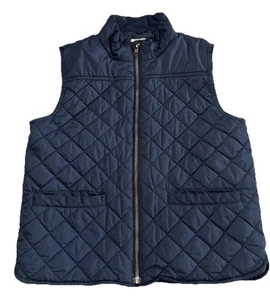 Crewcuts Kids Boys Navy Polyester Barn Jacket Vest Sz Med 8-10 Style: #BJ375 EC - Picture 1 of 7