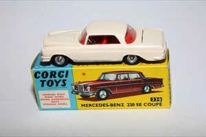 Corgi 230 Mercedes-Benz 220 SE cupé, casi nuevo en caja original como nuevo - Imagen 1 de 11