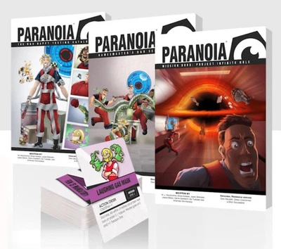 Paranoia RPG Project Infinite Hole Box Set - Mongoose SEALED - Image 1 of 2