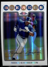 2008 Topps Chrome Refractor #35 Mike Cameron Brewers QTY Discounts!