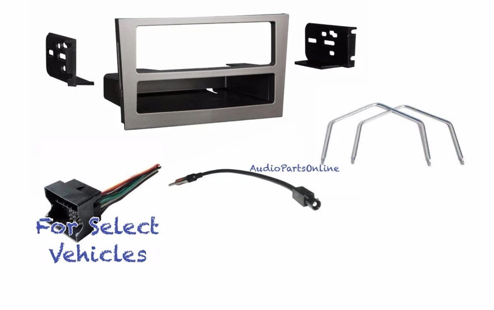 Kit de tablero estéreo de radio de coche Din único gris combo para algunos Saturn Astra 2008-2009 Foto 1 de 1