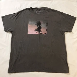 Ezekiel Shirt Mens Extra Large Gray Palm Graphic Cotton - Picture 1 of 9