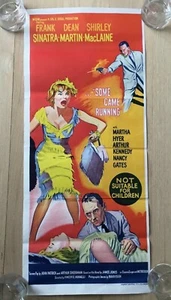 Original Some Came Running Movie Poster Frank Sinatra Dean Martin Sexy Hot Rare - Picture 1 of 2