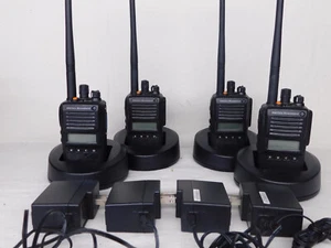 Lot of 4 Vertex VX-P824 VHF 136-174mhz P25 Digital Enabled Portable radios - Picture 1 of 2