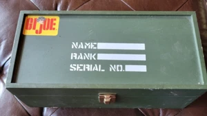 Vintage Authentic1960s GI Joe Wooden Box Green In MINT Condition Collectible - Picture 1 of 11