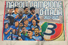 Drapeau 140X90 Napoli Champion D?Italia Scudetto Grand Drapeau Osimhen Kvara 3