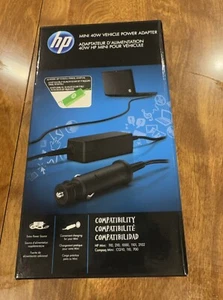 HP Mini 40W Vehicle Power Adapter VV122AA 580403-001 CQ10 110 19.5V…NEW - Picture 1 of 4