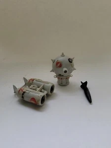 Vintage GI JOE 1985 Cobra Flight Pod Canopy w Bomb Trouble Bubble Original Parts - Picture 1 of 15