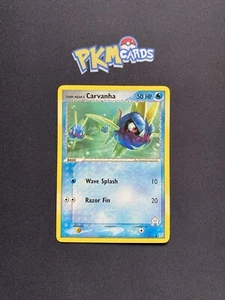 Pokémon TCG Team Aqua's Carvanha Ex Team Magma Vs Team Aqua 48/95 Regular LP. - Picture 1 of 3