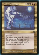 Axelrod Gunnarson Legends NM Black Red Rare MAGIC MTG CARD (ID# 227326) ABUGames