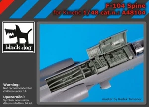 Blackdog Models 1/48 F-104 STARFIGHTER SPINE Resin Detail Set - Picture 1 of 6