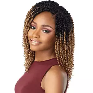 Sensationnel Synthetic Lulutress Crochet Braid - 2X SKINNY PASSION TWIST 12" - Picture 1 of 5