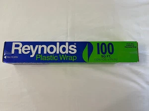 NOS Vintage Reynolds Plastic Wrap 100 Sq Ft Sealed Cling 1980? - Picture 1 of 7