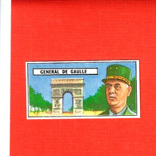 1966 LYONS MAID   FAMOUS PEOPLE   #44   GENERAL DE GAULLE   NRMINT OR BETTER