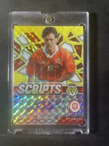 2021 Panini Mosaic Euro Marco Van Basten Auto Gold 10/10 Netherlands - Picture 1 of 4