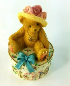 2001 Cherished Teddies MOM Covered Box #306614A With Original Packaging ENESCO - Picture 1 of 11