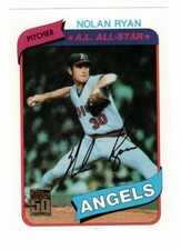 NOLAN RYAN ANGELS 2001 50th YEAR TOPPS REPRINT INSERT #39 of 50 (BQ)