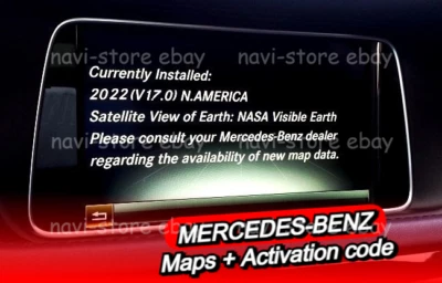 Mercedes Benz North America COMAND NTG 5s1 Map Update + Activation Code V17 2022 - Image 1 of 4