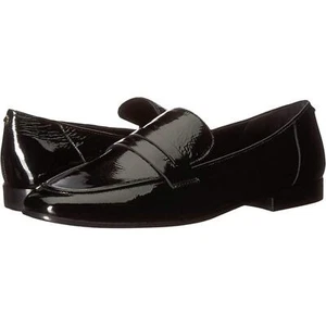 Kate Spade Genevieve Crinkle Black Patent Leather Loafers Flats Size 6 - Picture 1 of 7