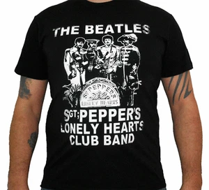 Camiseta para hombre THE BEATLES (Sgt Pepper Crackle) - Imagen 1 de 4