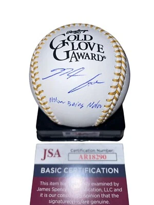 Nolan Arenado Signed Baseball St. Louis Cardinals Auto Gold Glove JSA COA - Image 1 of 3